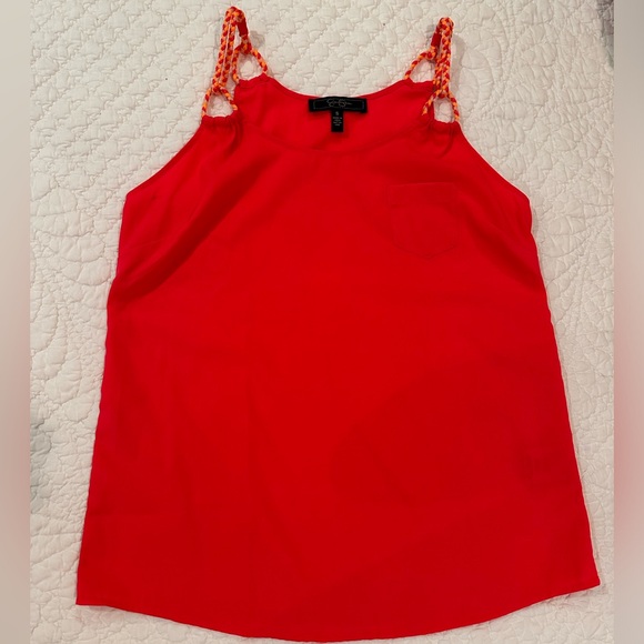 Jessica Simpson Coral Braided Strap Blouse - Picture 6 of 7